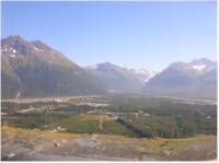 Shot toward the Valdez Glacier